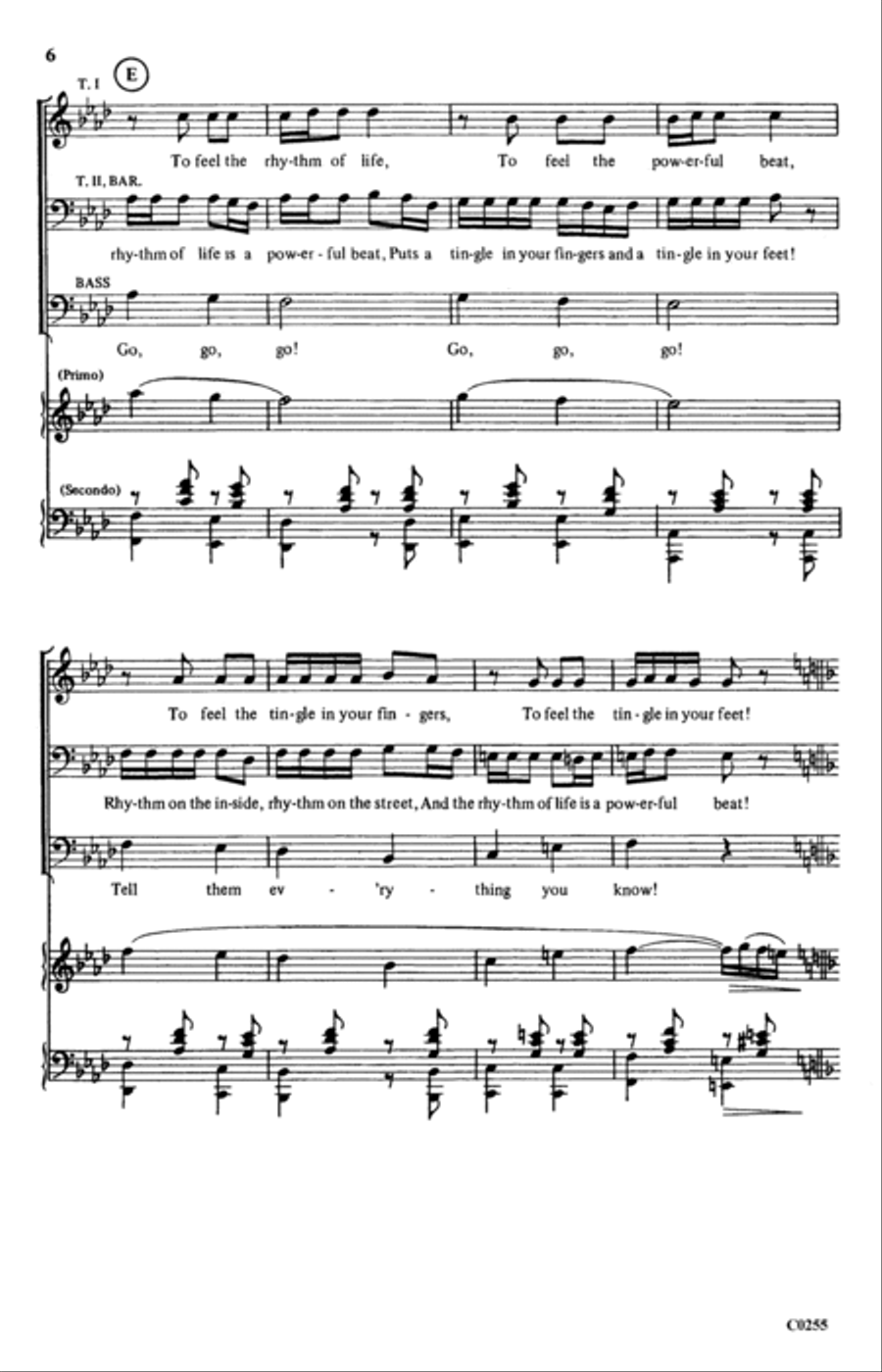 The Rhythm Of Life (from Sweet Charity) (arr. Richard Barnes) TTBB scores gallery preview page 4