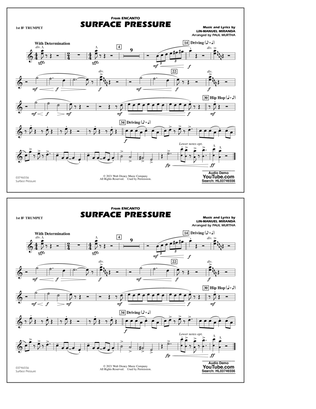 Book cover for Surface Pressure (from Encanto) (arr. Paul Murtha) - 1st Bb Trumpet