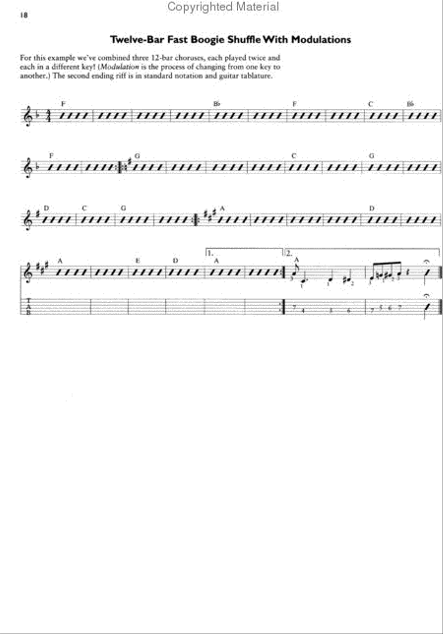 Jam Trax: Blues Jam Trax: Blues Electric Guitar scores gallery preview page 4