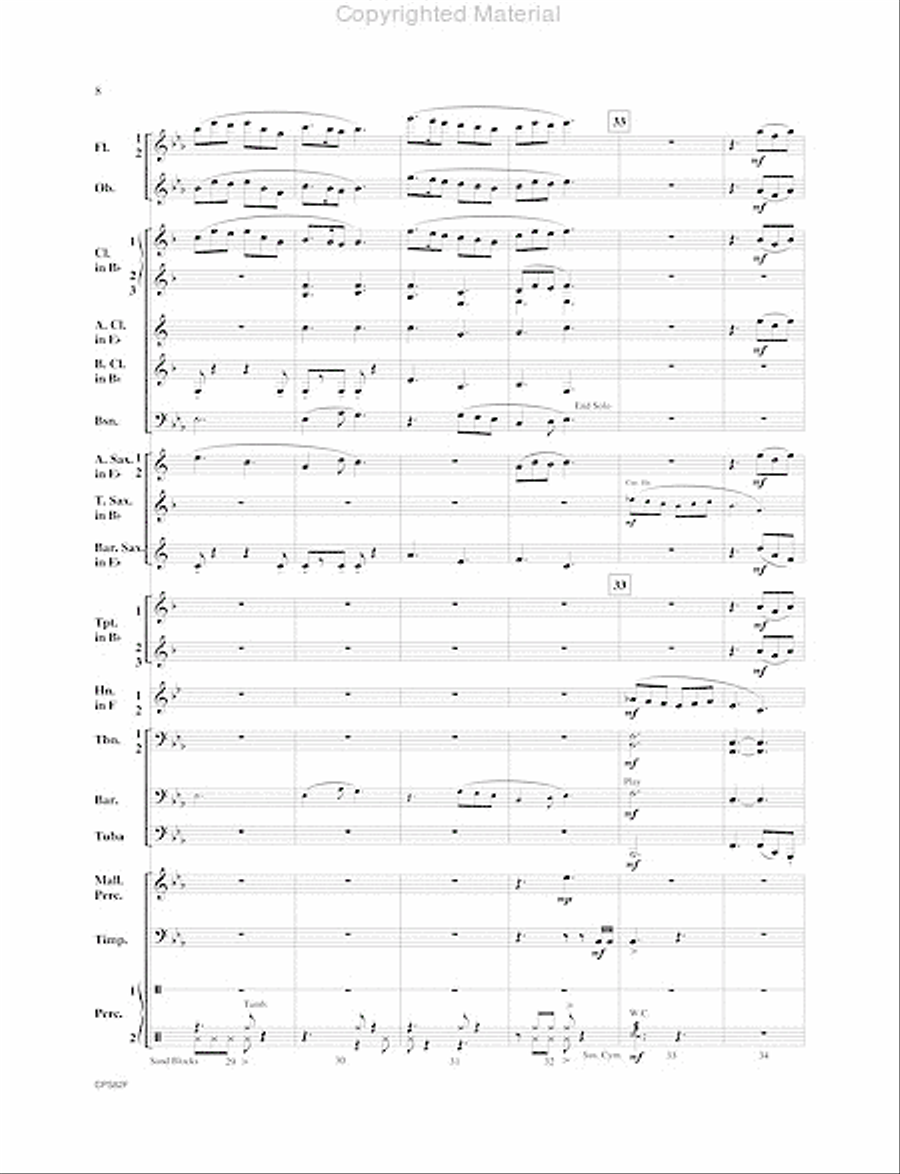 Highland Celebration Concert Band scores gallery preview page 9