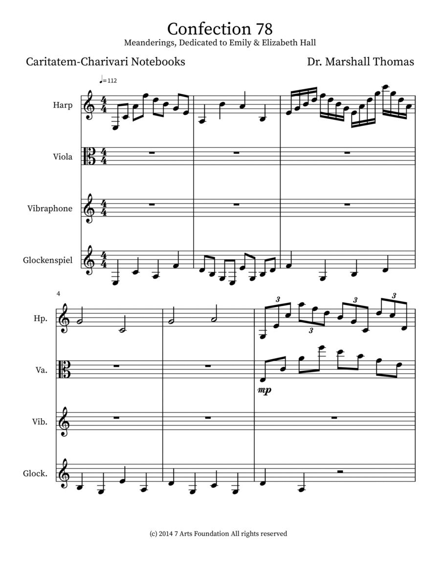 Confection 78 Viola scores gallery preview page 1
