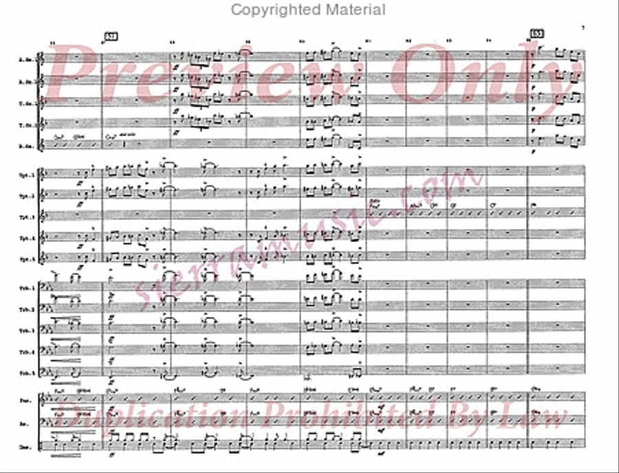 A Foggy Day A Foggy Day Jazz Ensemble scores gallery preview page 8