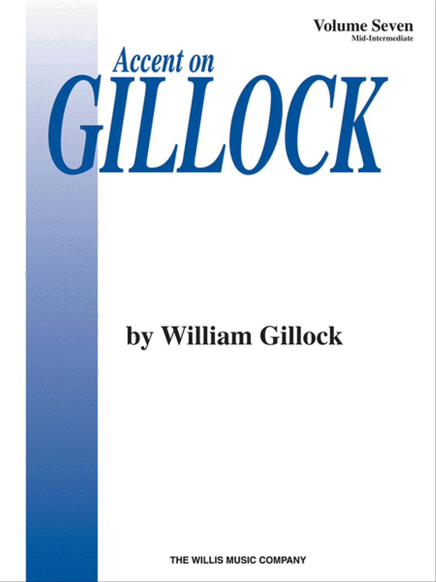 Accent on Gillock Volume 7 Piano Method scores gallery preview page 1