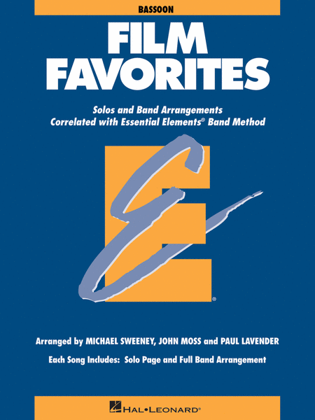 Film Favorites by John Moss Concert Band Methods - Sheet Music