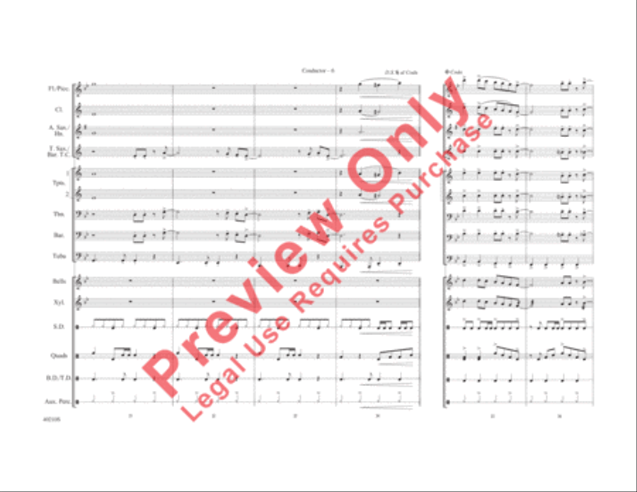 Make Me Smile Make Me Smile Marching Band scores gallery preview page 7