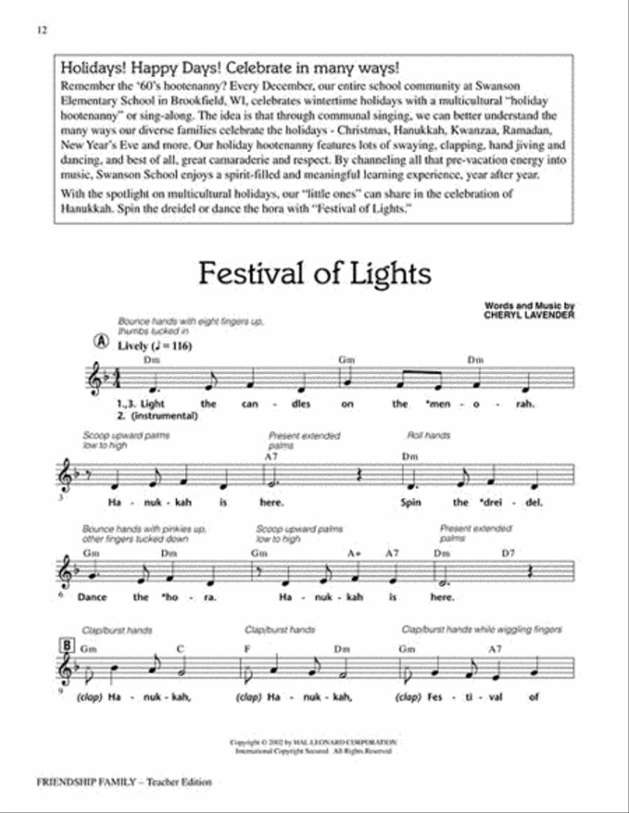 Friendship Family Choir scores gallery preview page 5