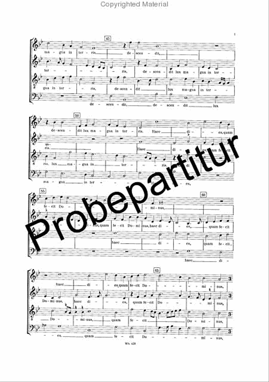 Dies sanctificatus A Cappella scores gallery preview page 4