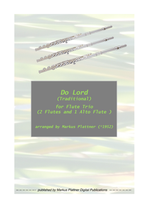 Book cover for ‘Do Lord’ for Flute Trio (2 flutes and alto flute)