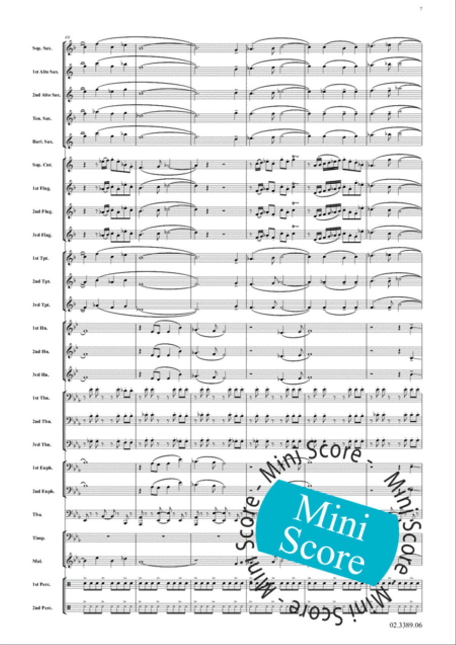 Moby Dick Fanfare Band scores gallery preview page 11