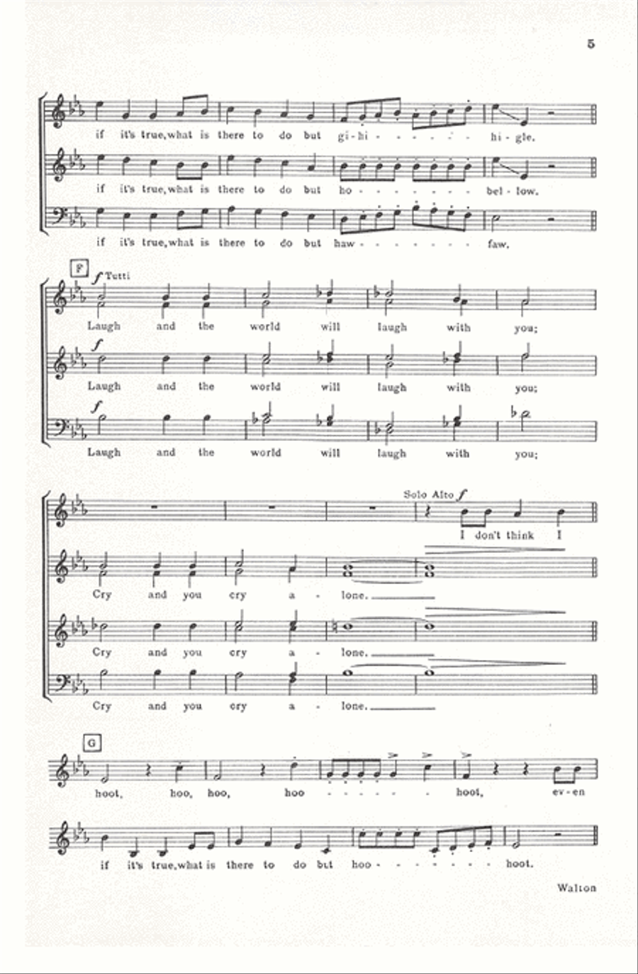 Laughing Song Divisi scores gallery preview page 5