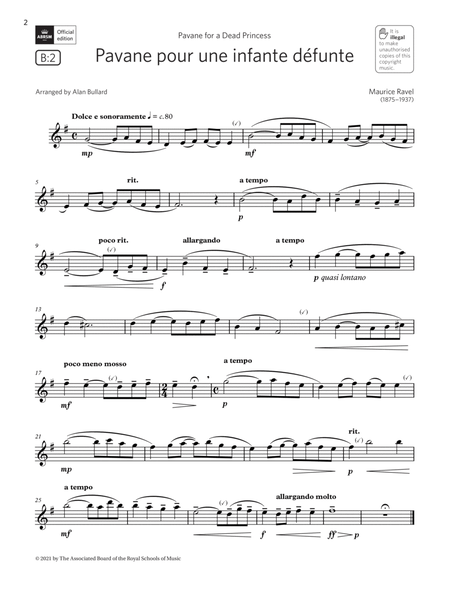 Pavane pour une infante défunte (Grade 3 List B2 from the ABRSM Saxophone syllabus from 2022)