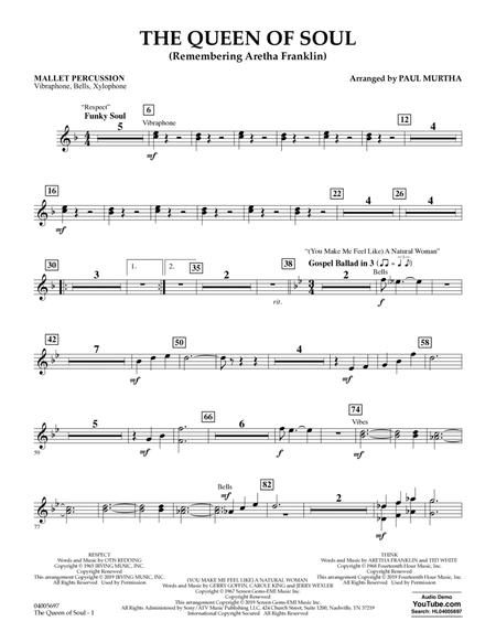 The Queen Of Soul (arr. Paul Murtha)- Conductor Score (Full Score) - Mallet Percussion