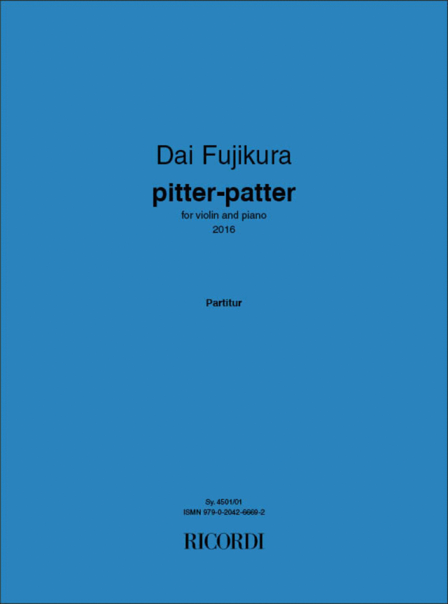 pitter-patter pitter-patter Violin Solo scores gallery preview page 1