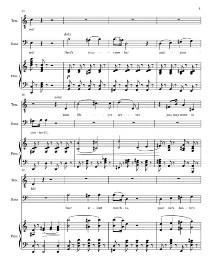 With cat-like tread upon our way we steal (from Pirates of Penzance) TB scores gallery preview page 4