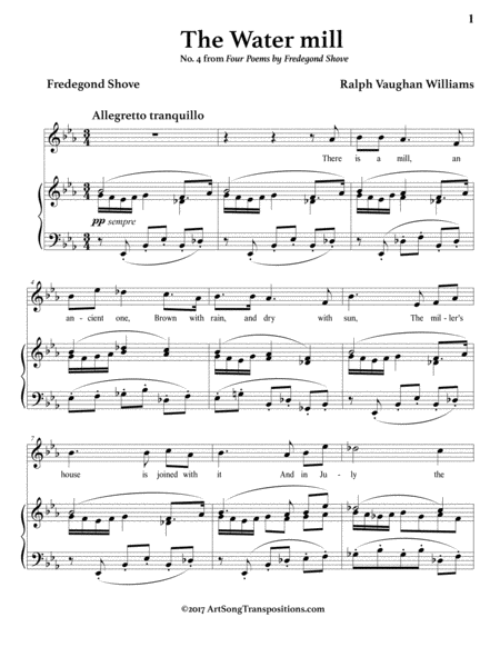 The Water mill (E-flat major)
