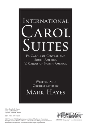 Book cover for International Carol Suites: Carols of the Americas