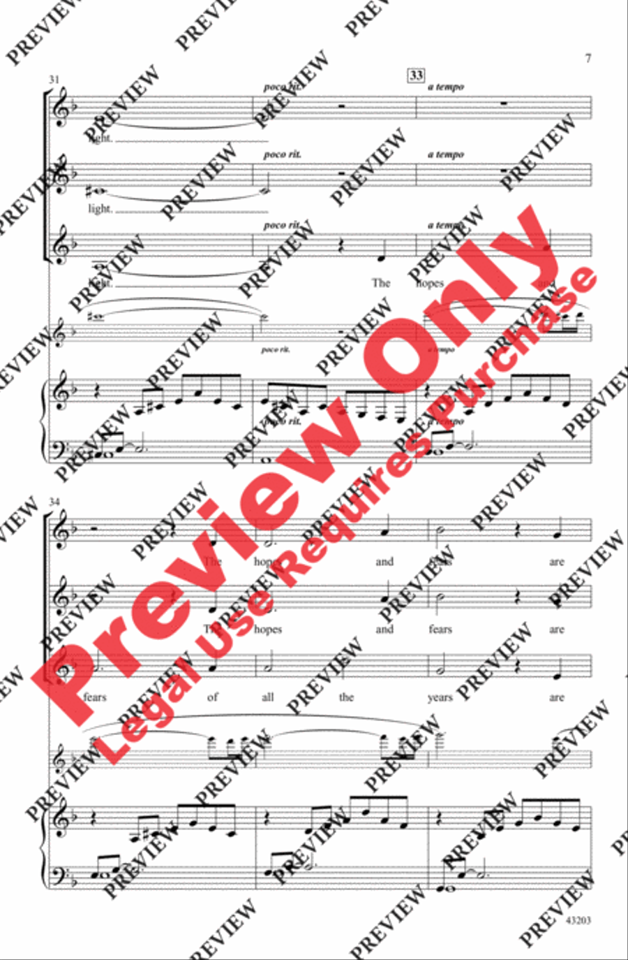 Prelude to Bethlehem Women's Choir scores gallery preview page 7