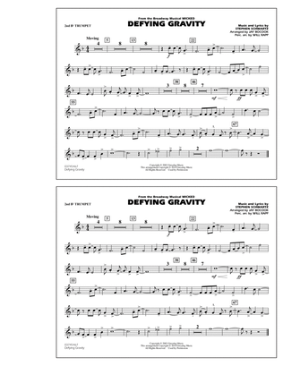 Book cover for Defying Gravity (from Wicked) - 2nd Bb Trumpet
