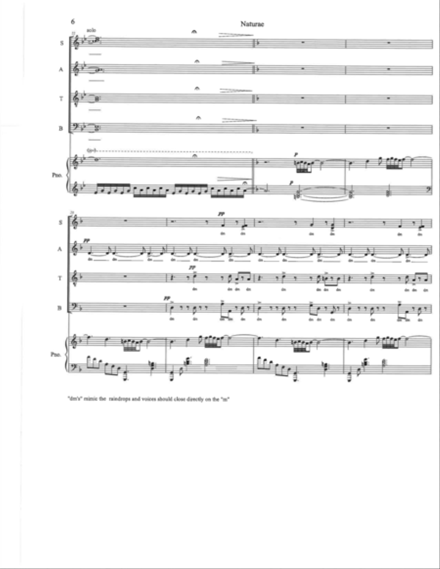 Naturae, Reflective Choral Pieces Divisi scores gallery preview page 6