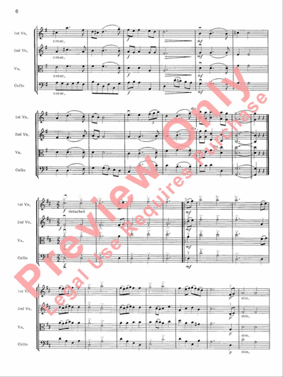 Highland/Etling String Quartet Series: Book 2 String Quartet scores gallery preview page 35