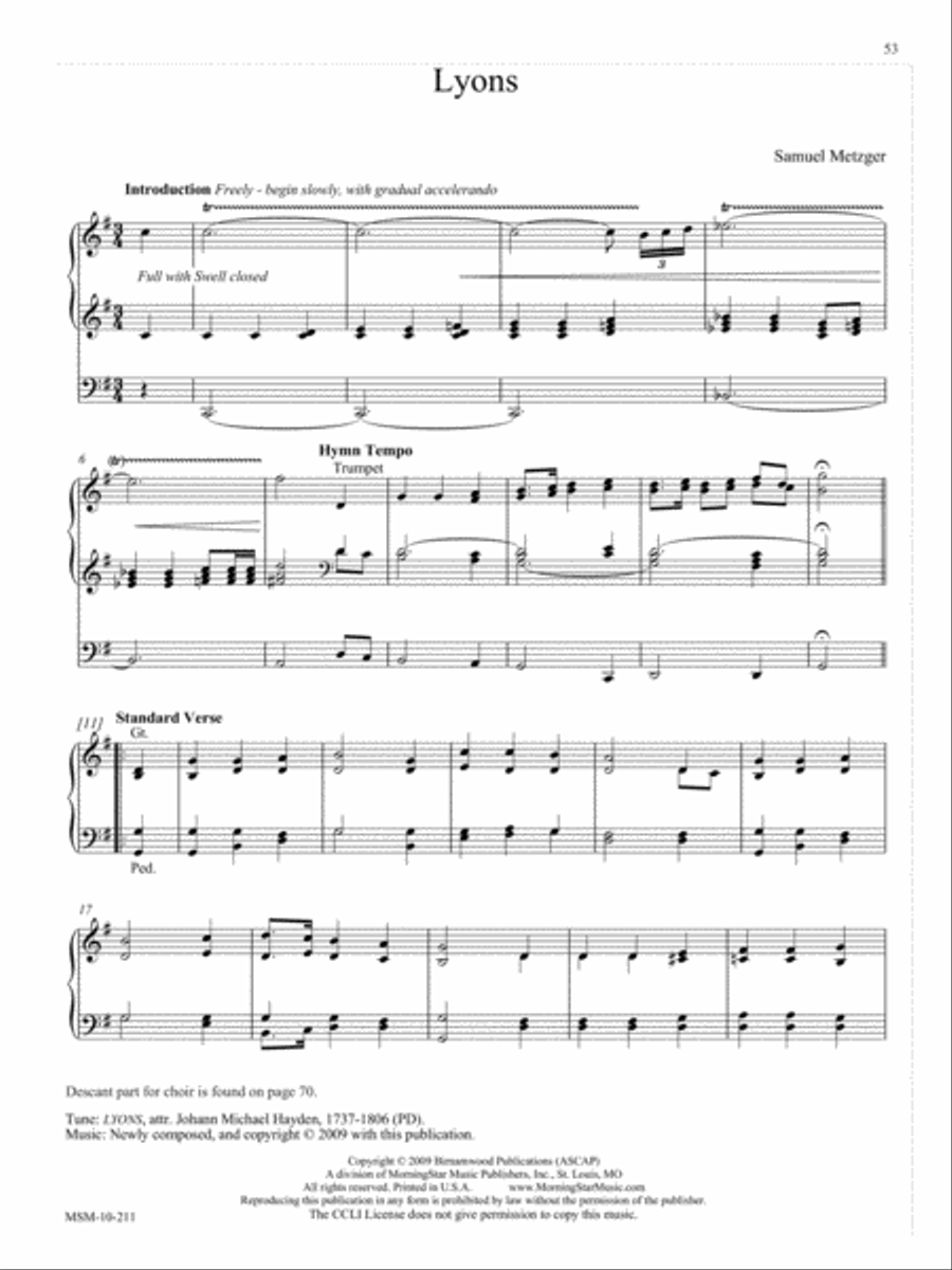 The Coral Ridge Festival Hymn Collection, Volume I Voice scores gallery preview page 12