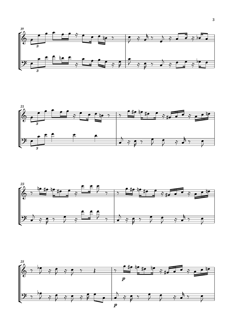 Super Mario Bros. Opus Woodwind Duet scores gallery preview page 3
