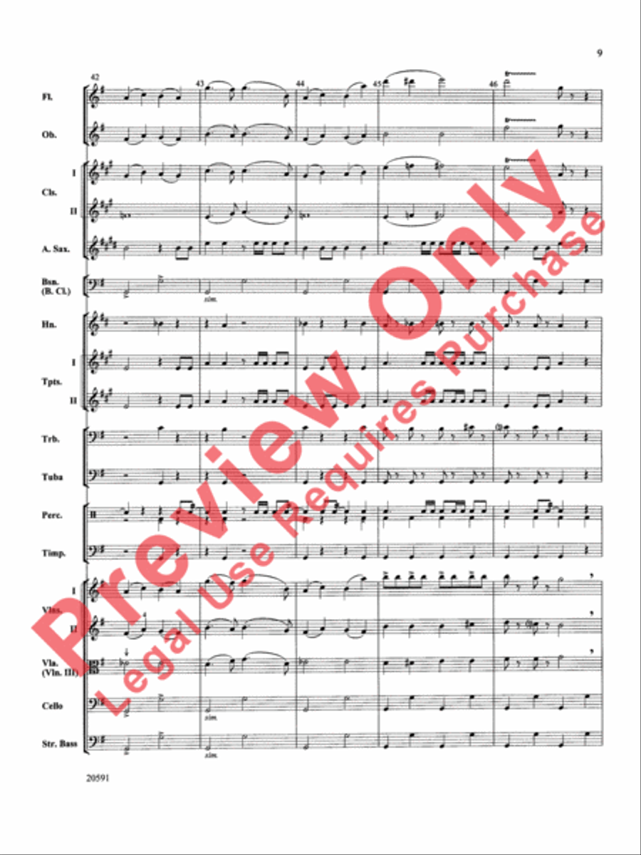 New World Symphony (Fourth Movement) Full Orchestra scores gallery preview page 10