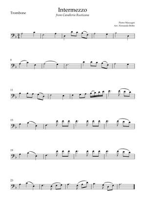 Intermezzo Cavalleria Rusticana (Pietro Mascagni) for Trombone Solo