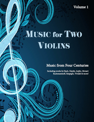 Book cover for Music for Two Violins, Volume 1