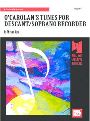 Book cover for O'Carolan's Tunes for Descant/Soprano Recorder