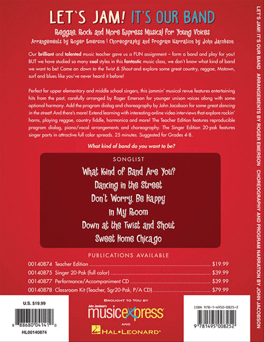 Let's Jam! It's Our Band Choir scores gallery preview page 2