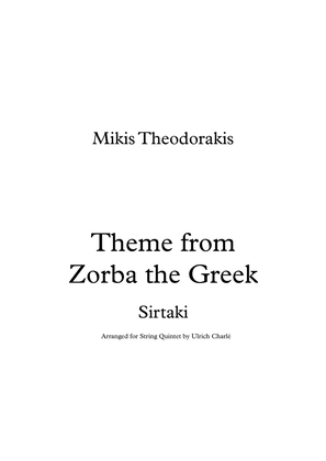 Book cover for Theme From "zorba The Greek"