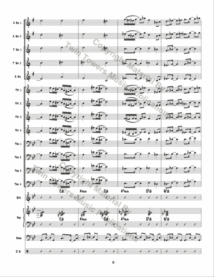 Boss of Funk Jazz Ensemble scores gallery preview page 19