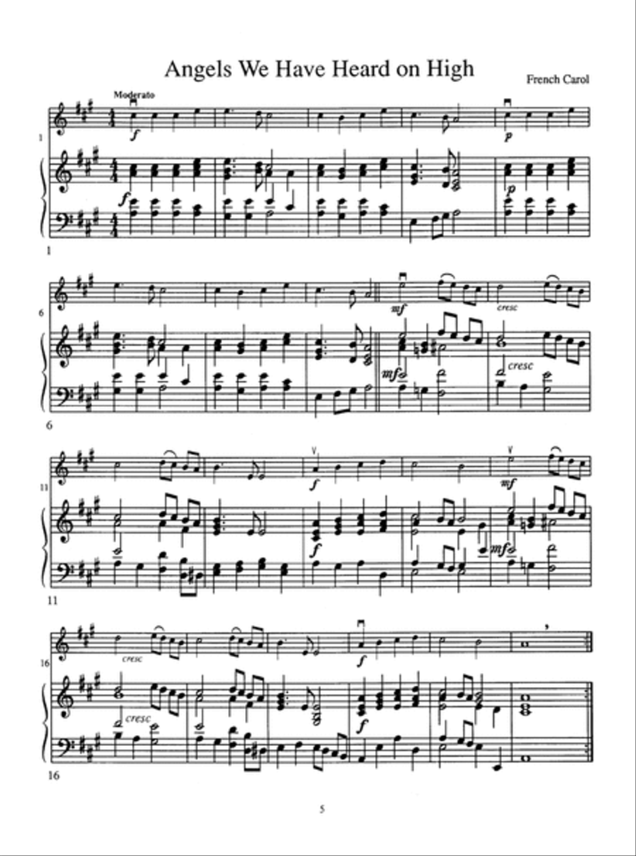 Christmas Solos for Beginning Violin Violin Solo scores gallery preview page 6