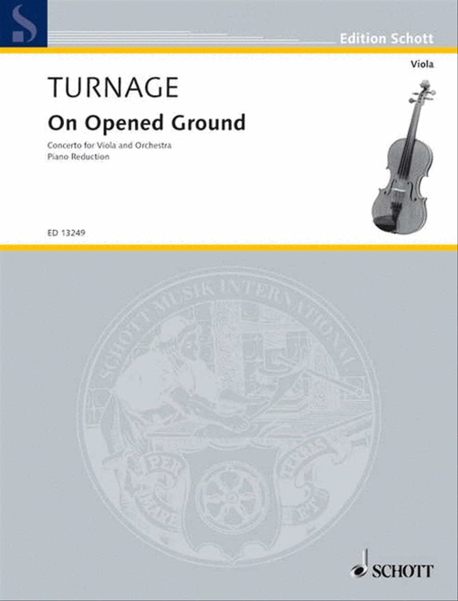 On Opened Ground Piano scores gallery preview page 1
