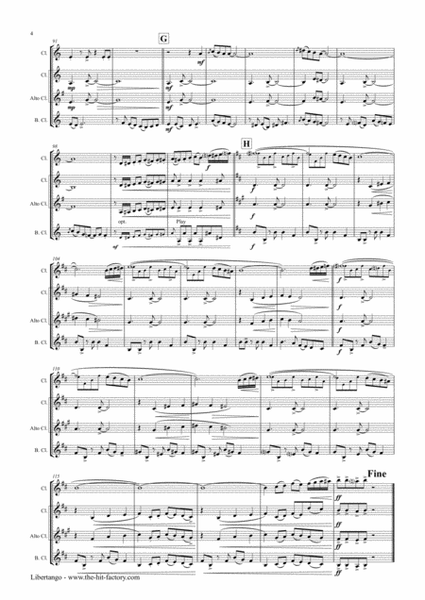 Libertango - Astor Piazolla - Tango Nuevo - Clarinet Trio