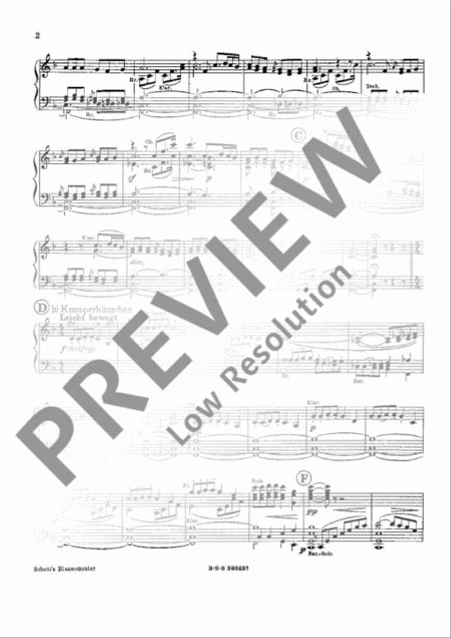 Hansel and Gretel Concert Band scores gallery preview page 4