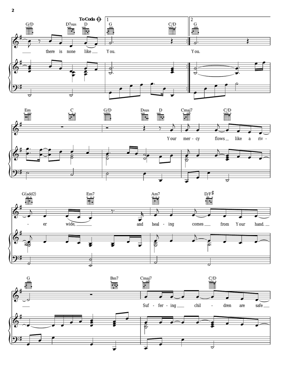 There Is None Like You Guitar scores gallery preview page 2