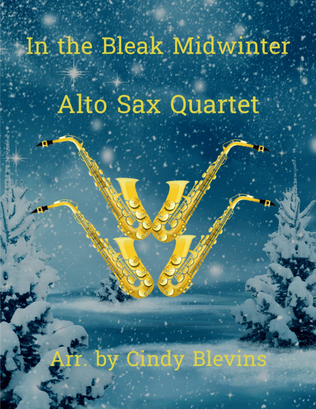 In the Bleak Midwinter, Alto Sax Quartet