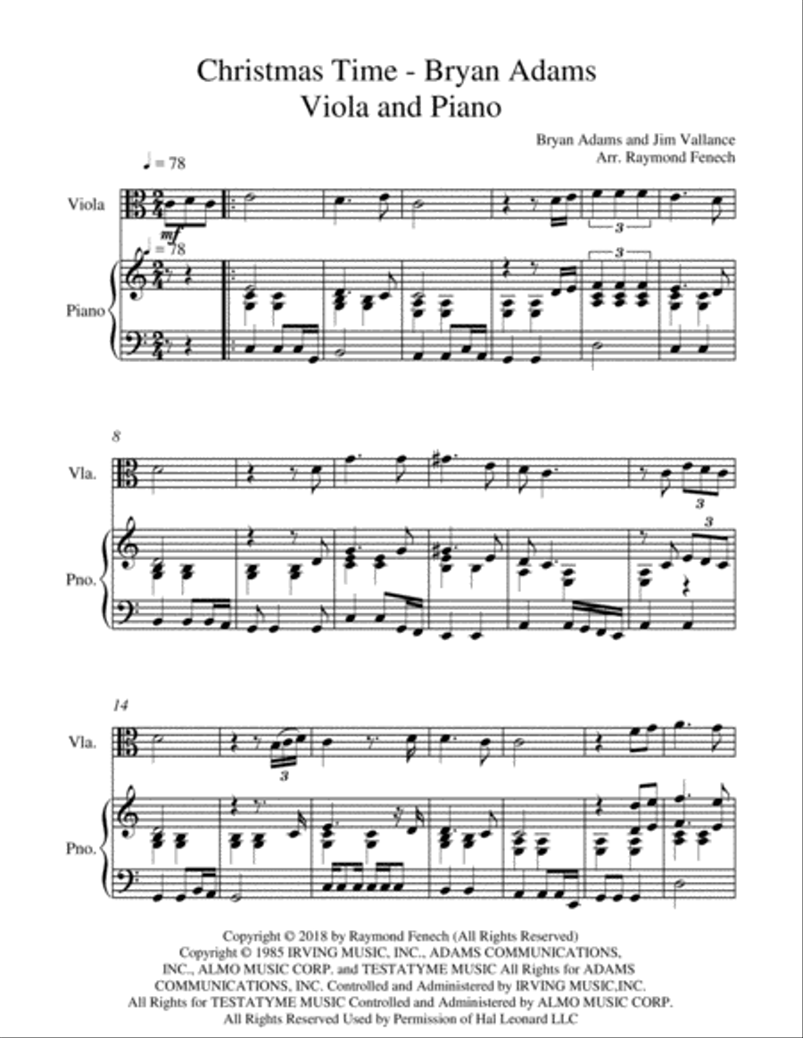 Christmas Time String Duet scores gallery preview page 5