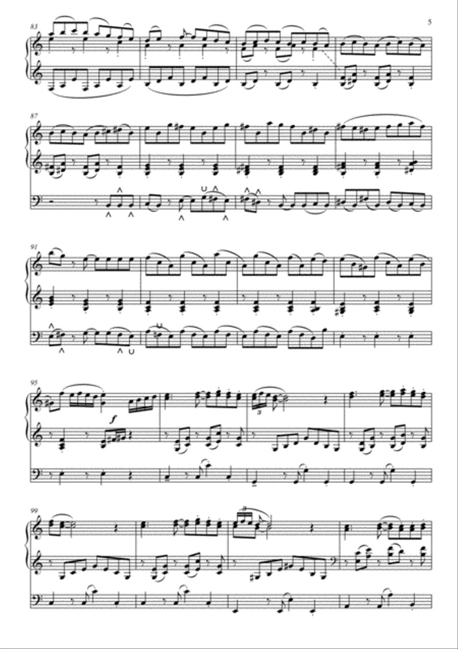 Rapsodia alla latina for organ Organ Solo scores gallery preview page 5
