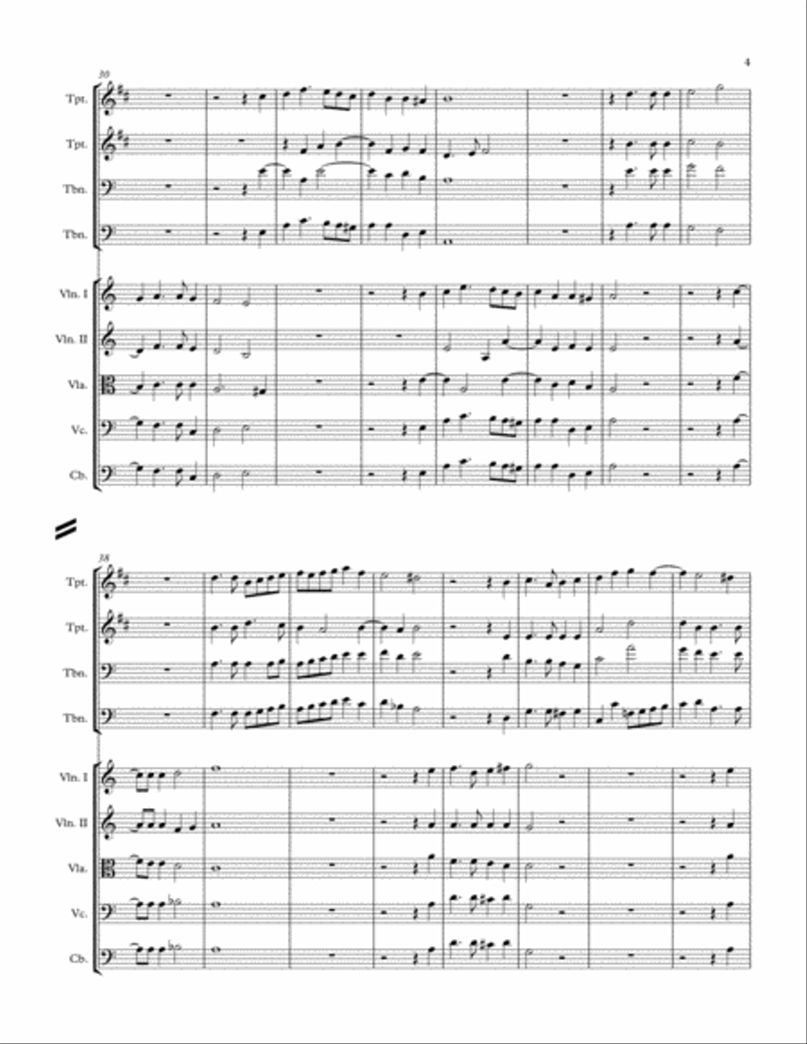 Surge Illuminare Jerusalem Brass Ensemble scores gallery preview page 5