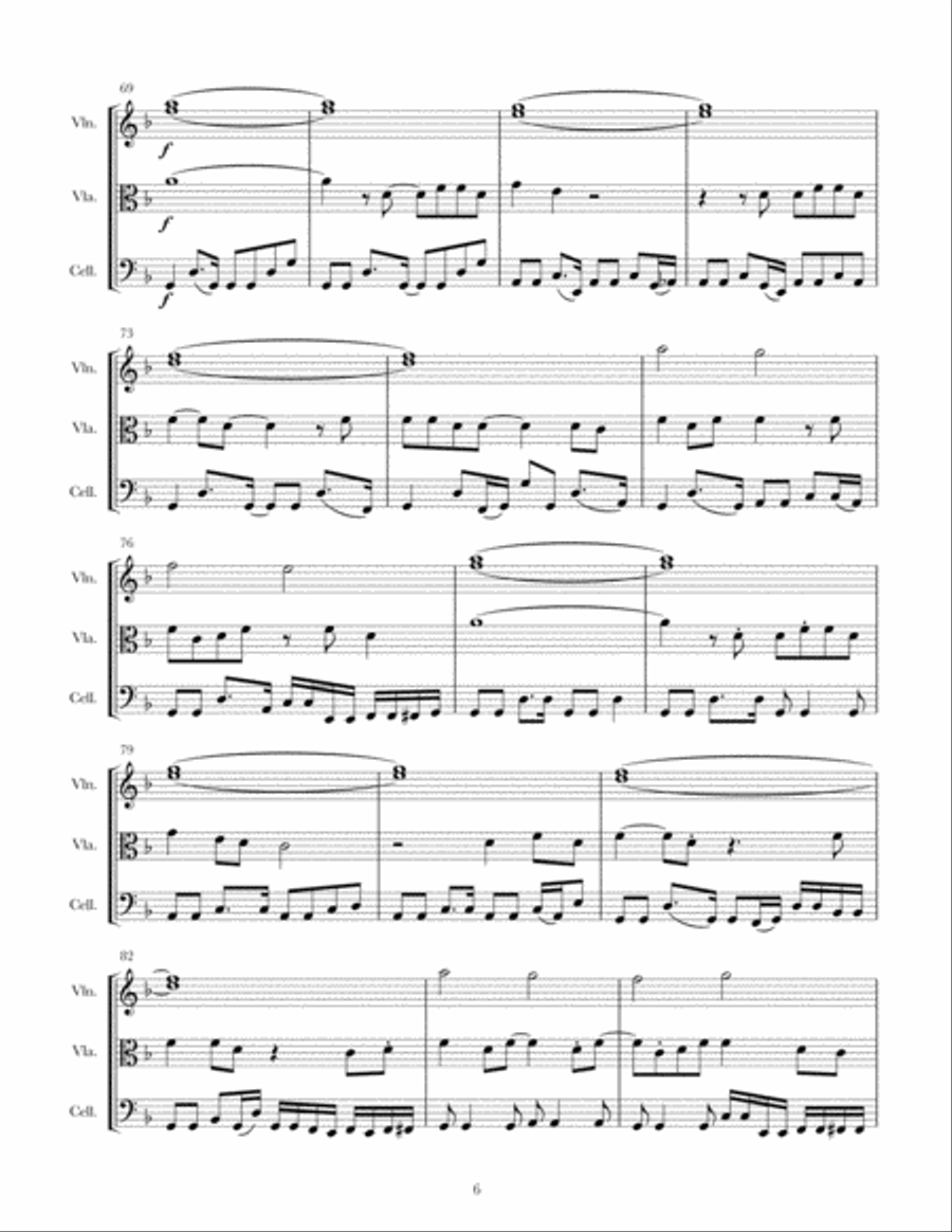 Let's Stay Together String Trio scores gallery preview page 6