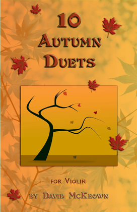 Book cover for 10 Autumn Duets for Violin