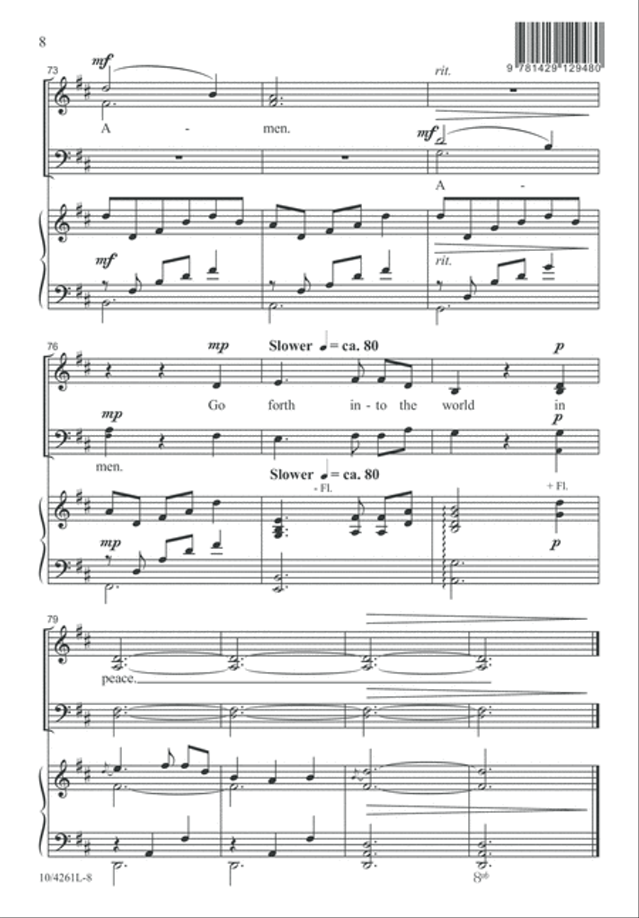 Celtic Benediction 4-Part scores gallery preview page 9