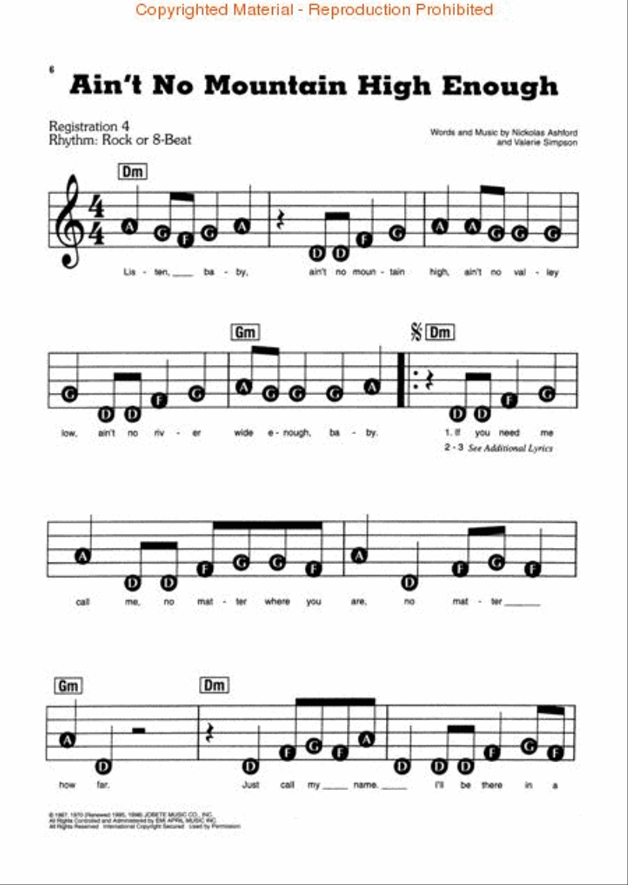 Motown's Greatest Hits Voice scores gallery preview page 3