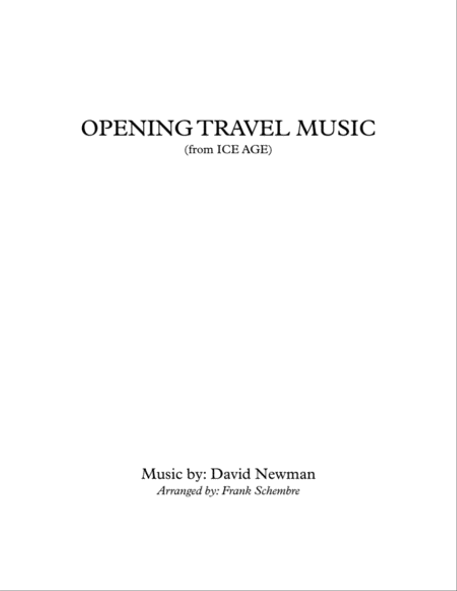 Ice Age - Score Piano Solo scores gallery preview page 1