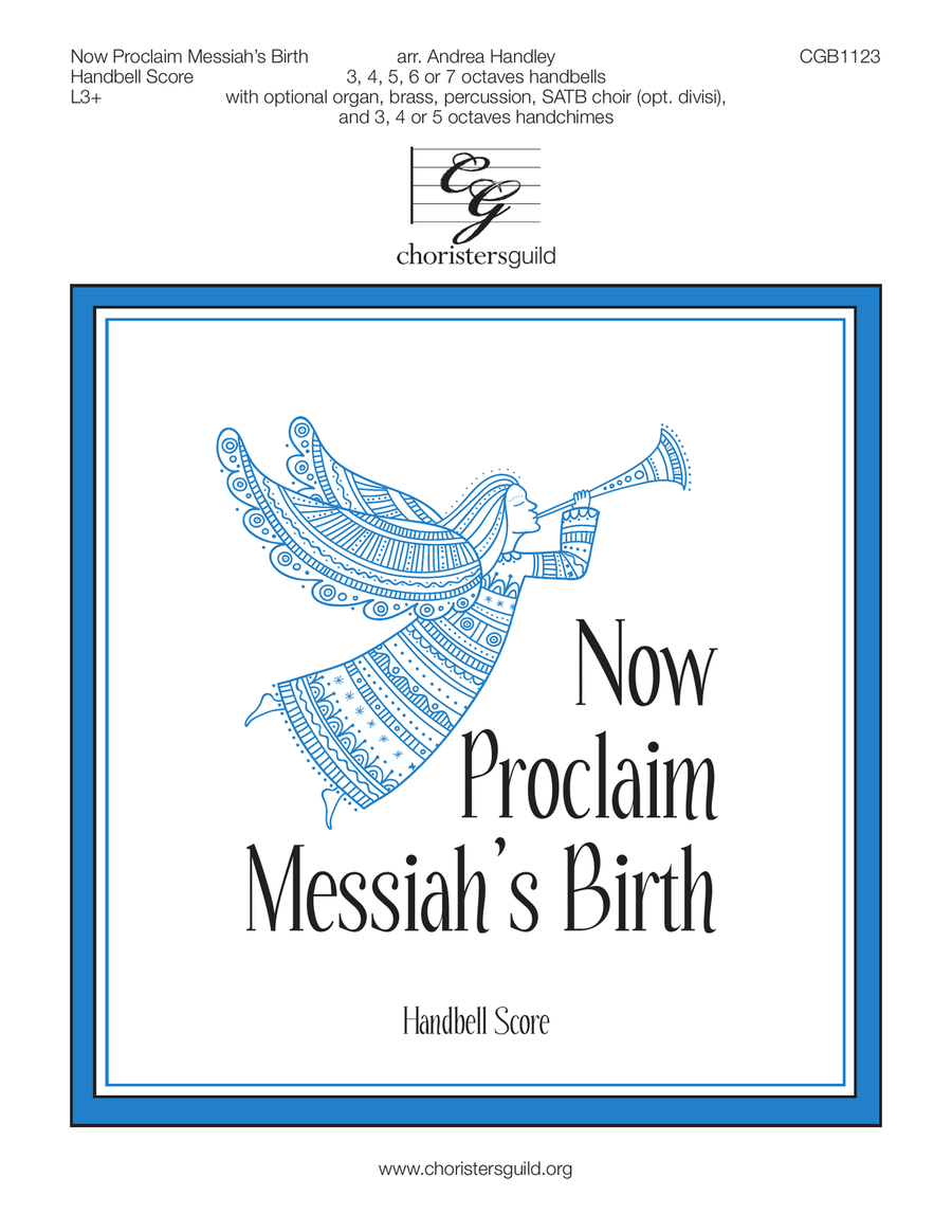 Now Proclaim Messiah's Birth -- Handbell Score (5-7 octaves)