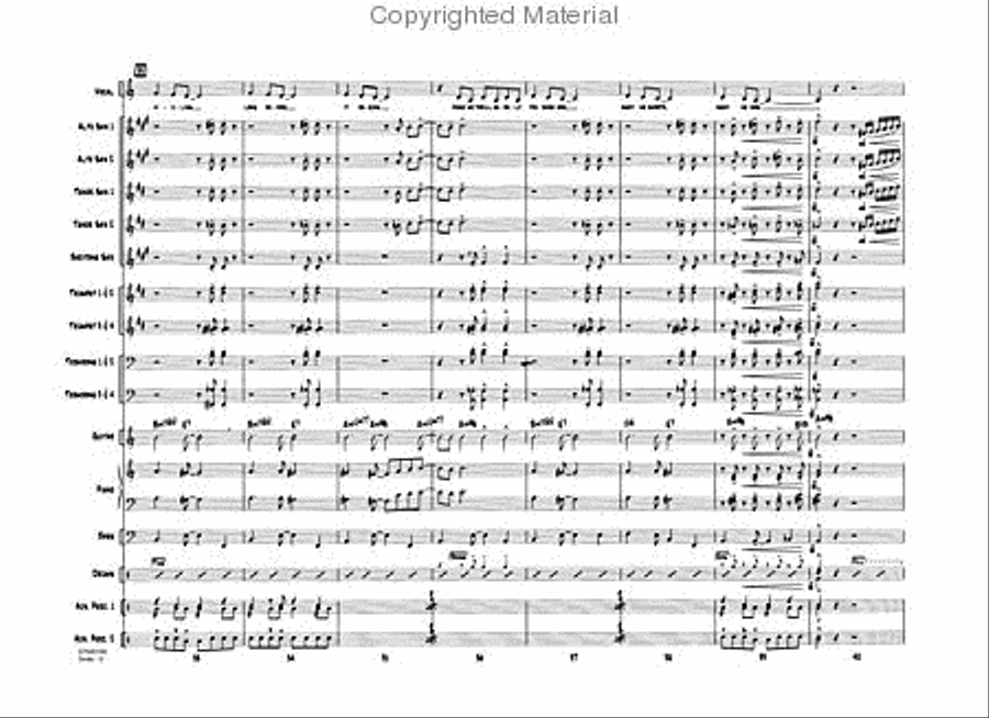 Sway (Quien Será) Jazz Ensemble scores gallery preview page 3