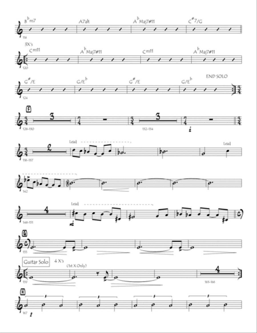 The Dark Moon PARTS (digital print) Jazz Ensemble scores gallery preview page 3
